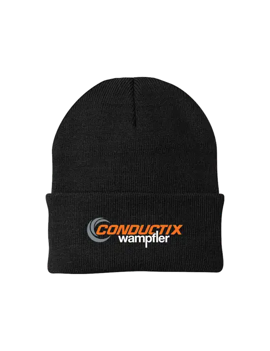 Black Knit Cap w/Conductix Logo