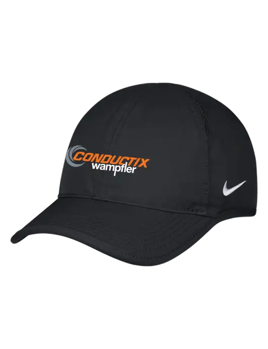 Nike Black Featherlight Cap w/Conductix Logo
