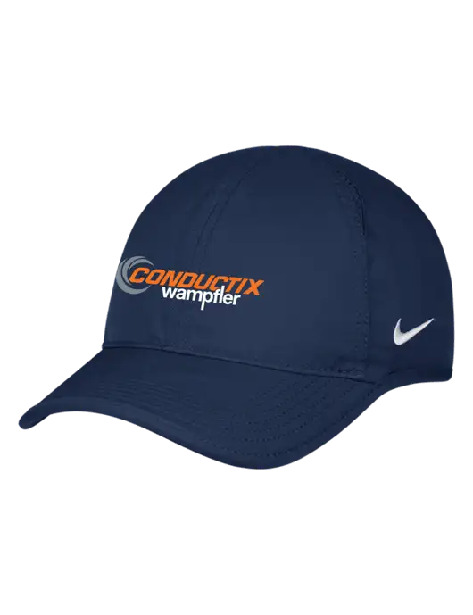 Nike Navy Featherlight Cap w/Conductix Logo
