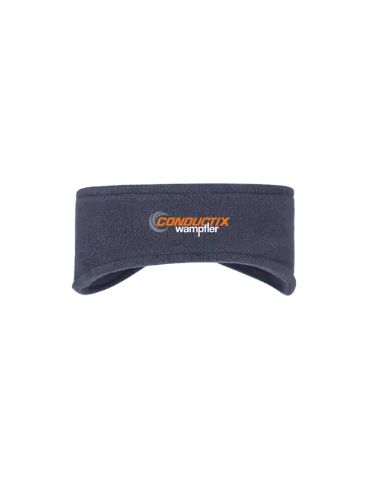 Navy Stretch Fleece Headband w/Conductix Logo