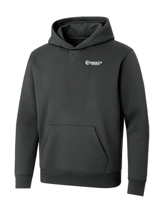 Allmade Charcoal Grey Organic French Terry Pullover Hoodie w/Conductix Logo