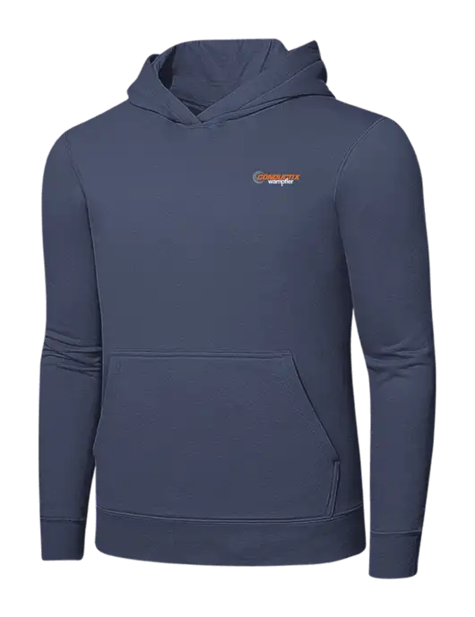 Steel Blue 7.8. oz Ring Spun Hooded Sweatshirt w/Conductix Logo