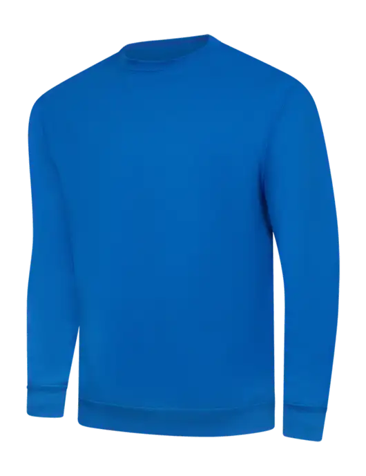 True Royal 9 oz 50/50 Cotton/Poly Crew Sweatshirt w/Conductix Logo