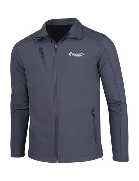 Dark Grey Welded Softshell Jacket w/Conductix Logo