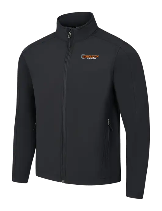 Black Core Soft Shell Jacket w/Conductix Logo