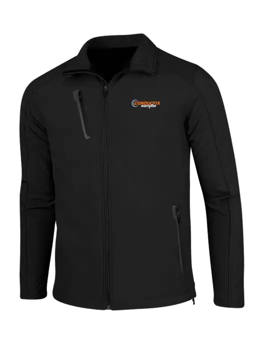 Black Welded Softshell Jacket w/Conductix Logo