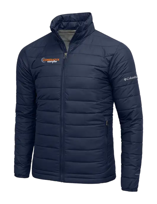 Columbia Navy Powder Lite Jacket w/Conductix Logo