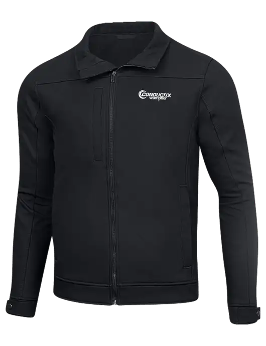 Cornerstone Charcoal Duck Bonded Soft Shell Jacket w/Conductix Logo