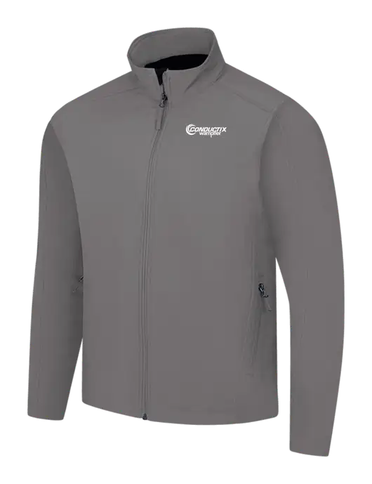 Medium Grey Core Soft Shell Jacket w/Conductix Logo