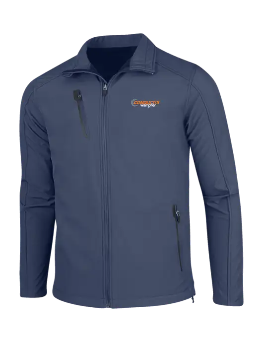 Navy Welded Softshell Jacket w/Conductix Logo