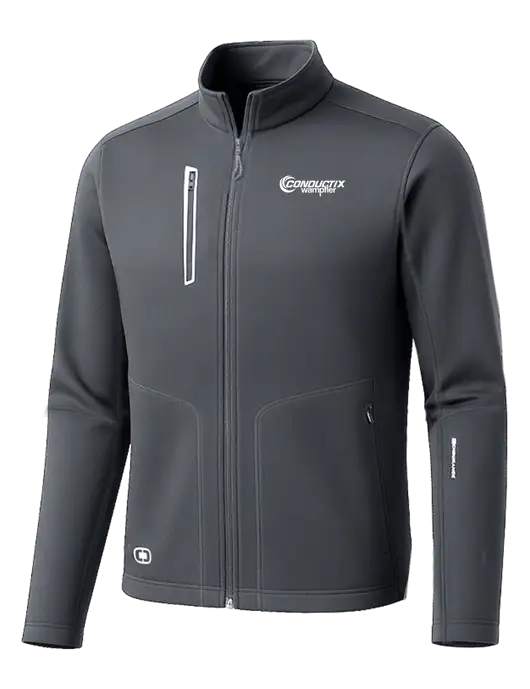 OGIO Dark Grey Endurance Fulcrum Full-Zip w/Conductix Logo