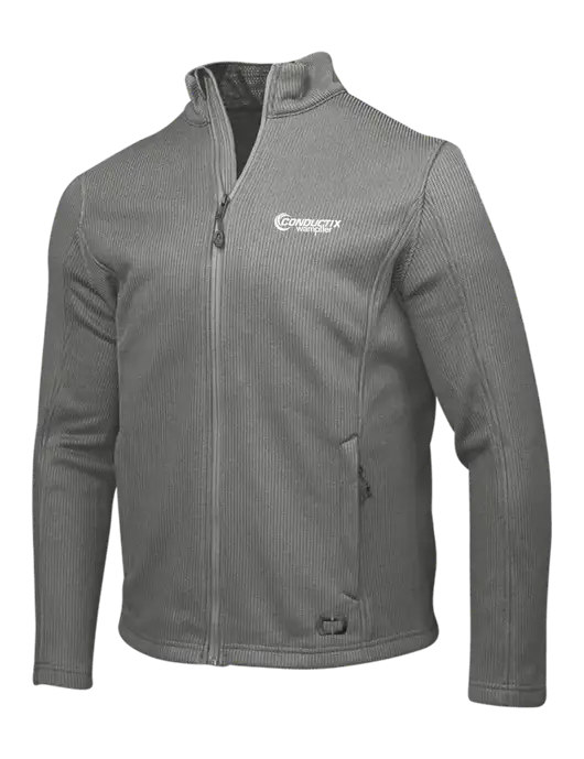OGIO Medium Grey Grit Fleece Jacket w/Conductix Logo