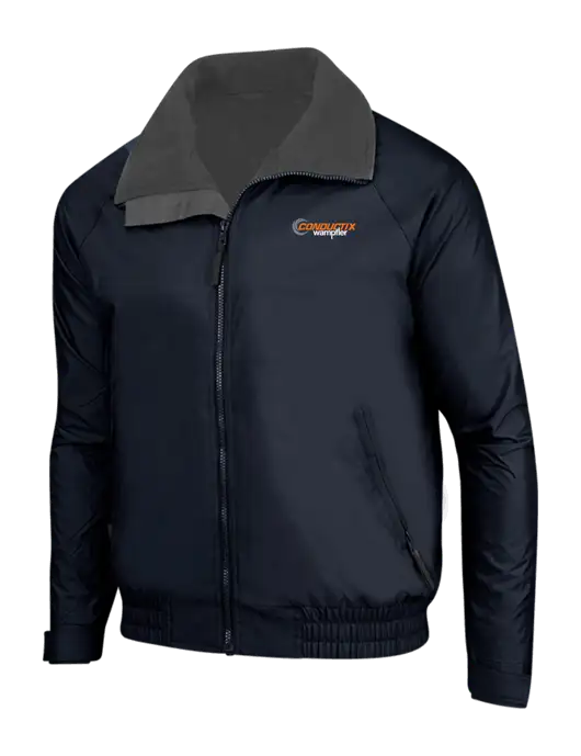 True Navy/Grey Heather Classic Competitor Jacket w/Conductix Logo