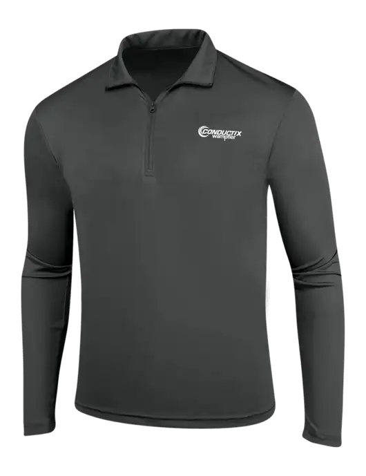 Dark Grey PosiCharge Competitor 1/4 Zip Pullover w/Conductix Logo