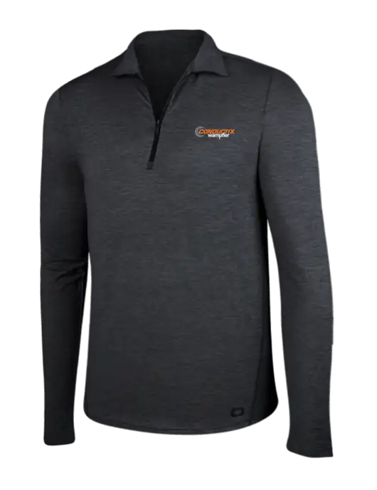 OGIO Blacktop Heather Endurance Force 1/4 Zip w/Conductix Logo