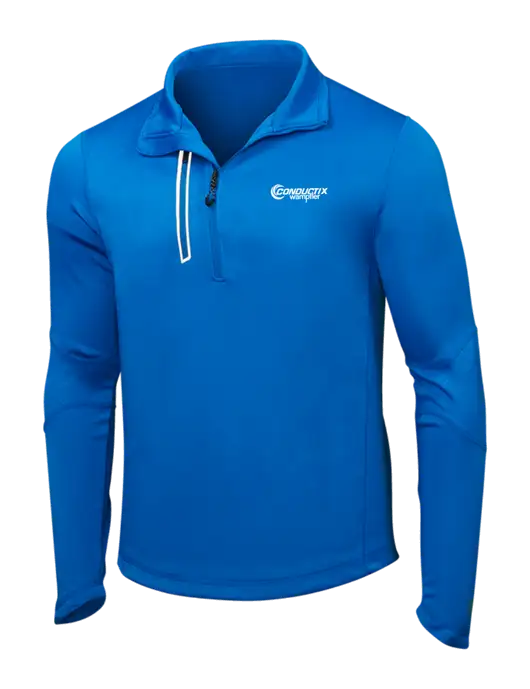 OGIO Electric Blue Endurance Fulcrum 1/4 Zip w/Conductix Logo