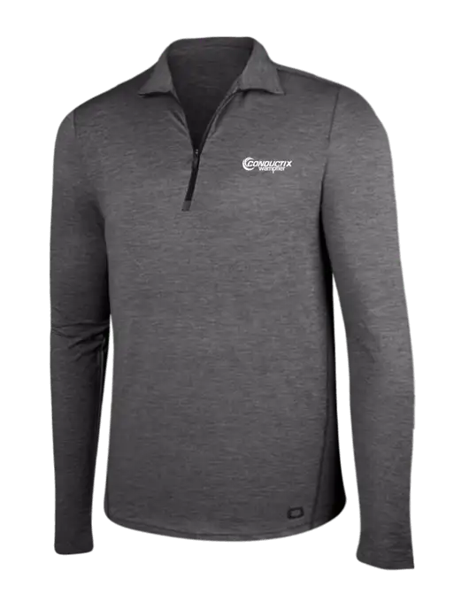 OGIO Gear Grey Heather Endurance Force 1/4 Zip w/Conductix Logo