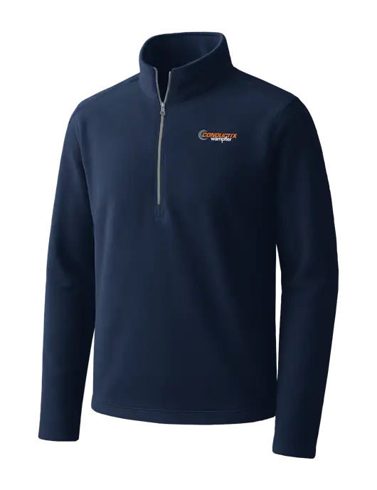 Navy Microfleece 1/2 Zip Pullover w/Conductix Logo