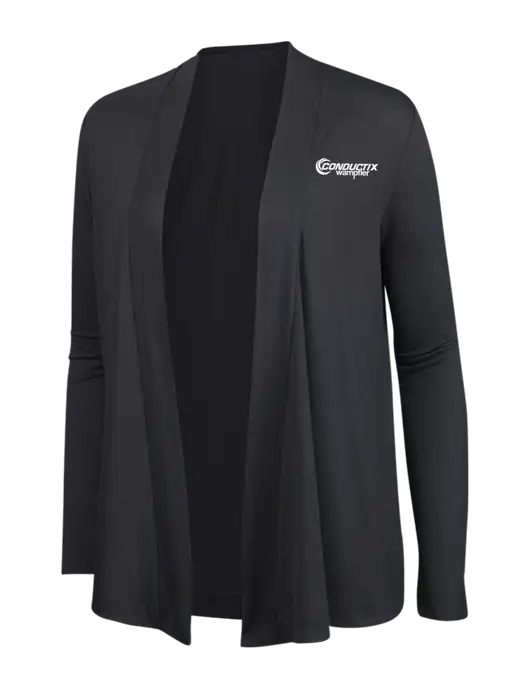 Smoke Grey Womens Concept Cardigan w/Conductix Logo