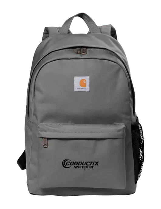 Carhartt Grey Canvas Backpack w/Conductix Logo