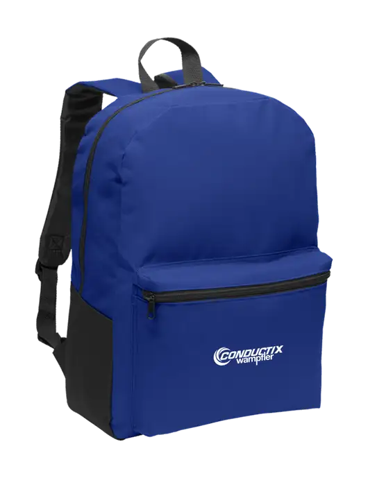 Casual Twilight Blue Lightweight Laptop Backpack w/Conductix Logo