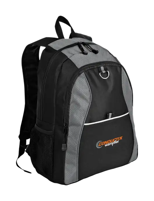 Honeycomb Grey/Black Backpack w/Conductix Logo