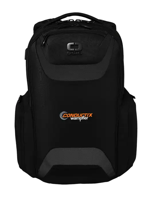 OGIO Black Charcoal Connected Pack w/Conductix Logo