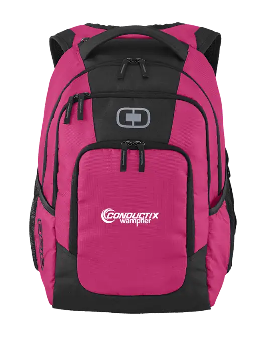 OGIO Flush Pink Logan Laptop Backpack
 w/Conductix Logo
