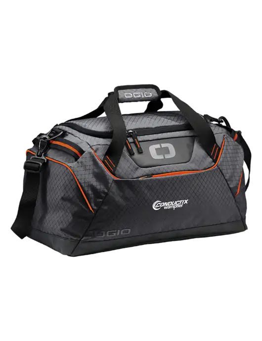 OGIO Tarmac/Orange Catalyst Duffle
 w/Conductix Logo
