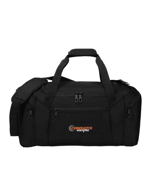 Slim & Lite Black Duffel    w/Conductix Logo